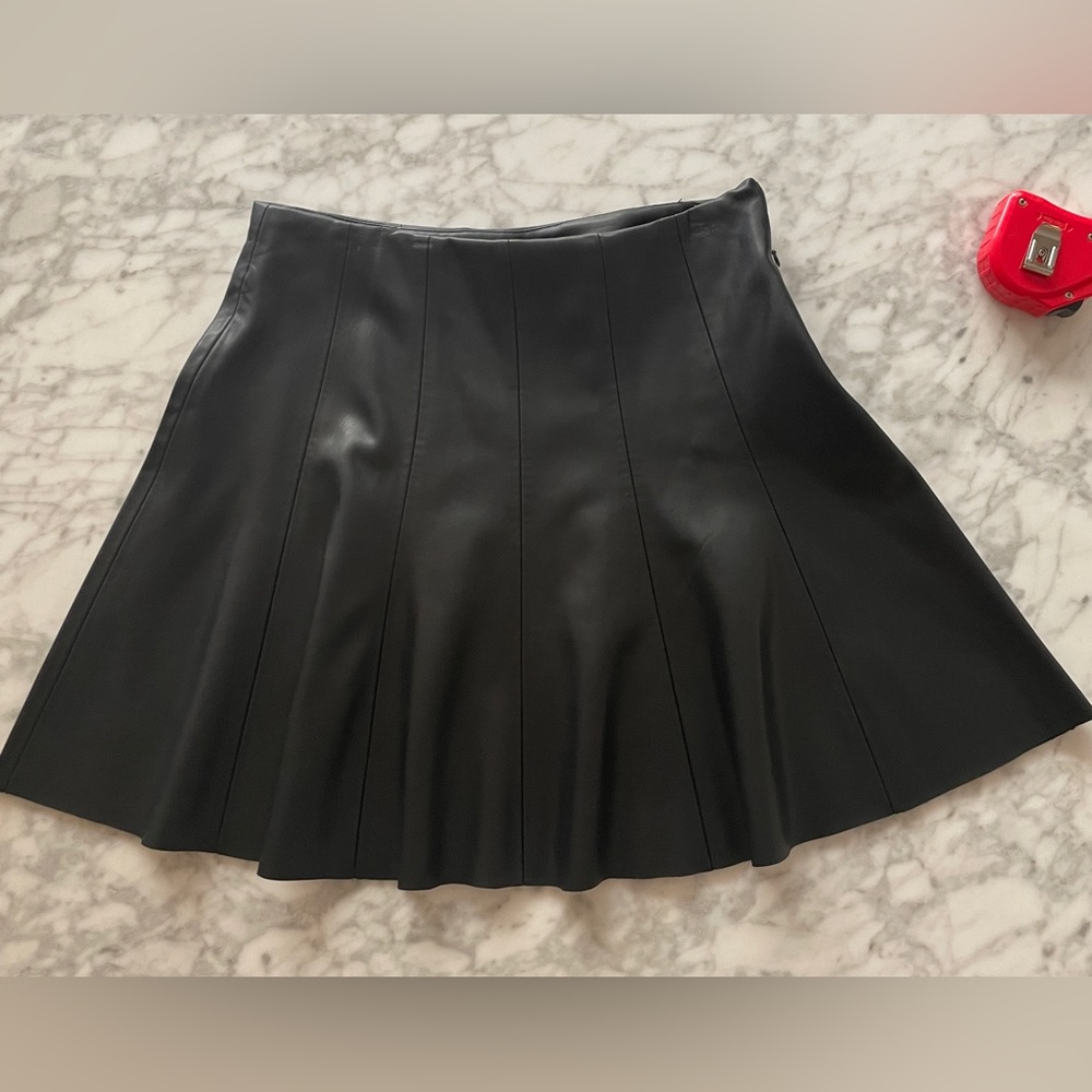 ZARA black pleated skirt size M